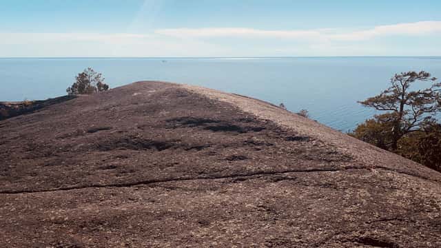 Utsikt från toppen av Blå Jungfrun