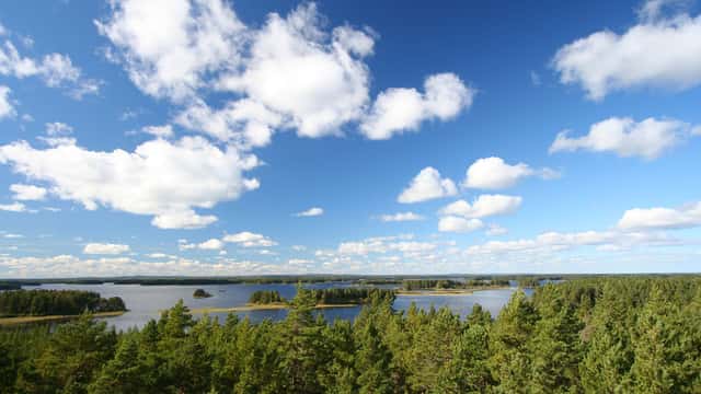 Tomas Ärlemo Utsikt från Skekarsbotornet i Färnebofjärdens nationalpark.