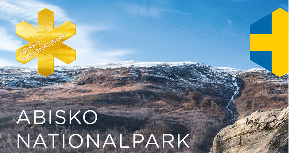 Omslagsbild till en nationalparksfolder på svenska.