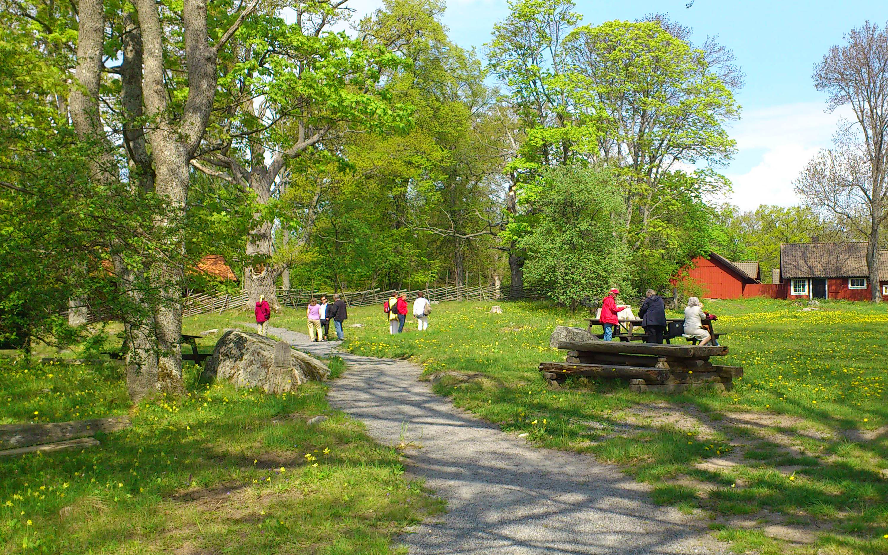 I Ängsö nationalpark finns flera fina rastplatser