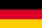 Miniatyr av tyska flaggan. 
