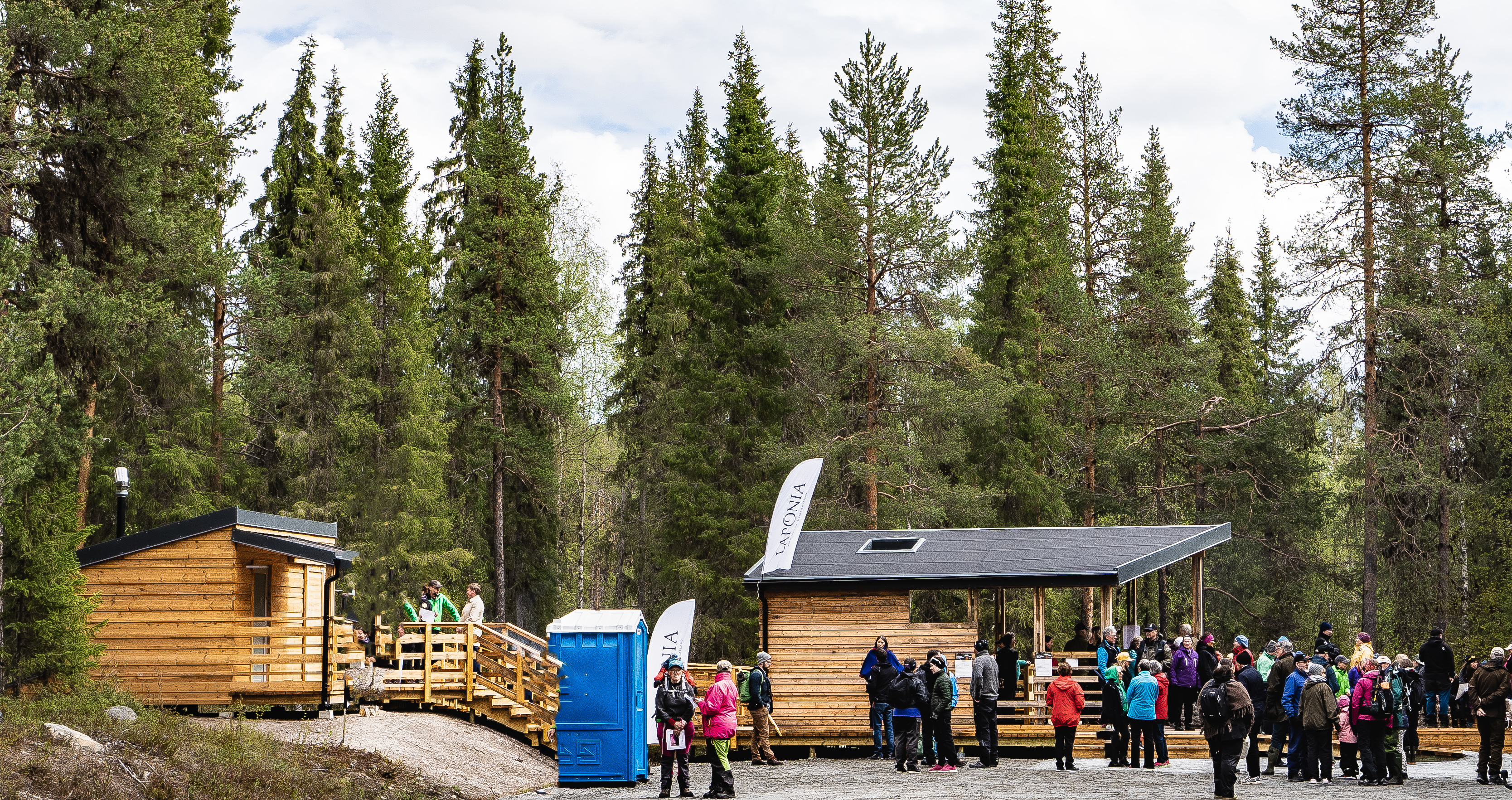 Invigning besöksentre Skájdde Muddus Muttos nationalpark