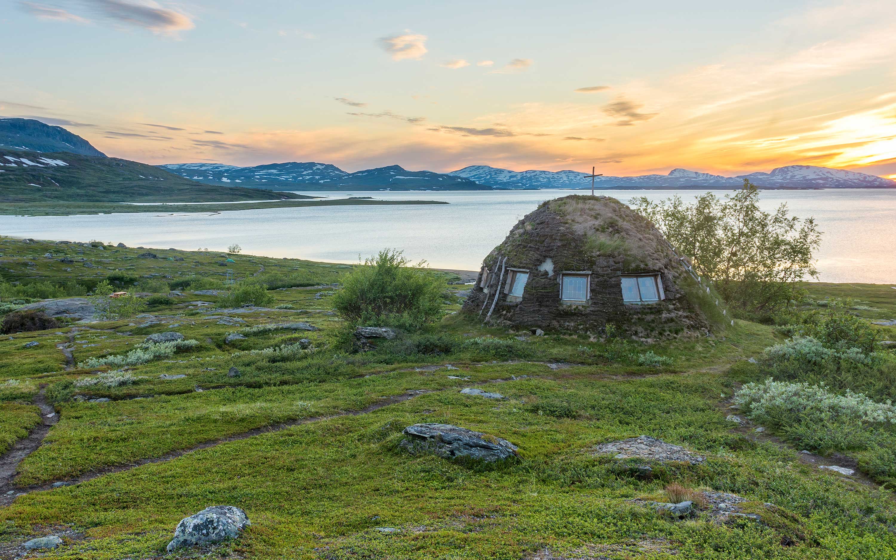 Church hut in Staloluokta.