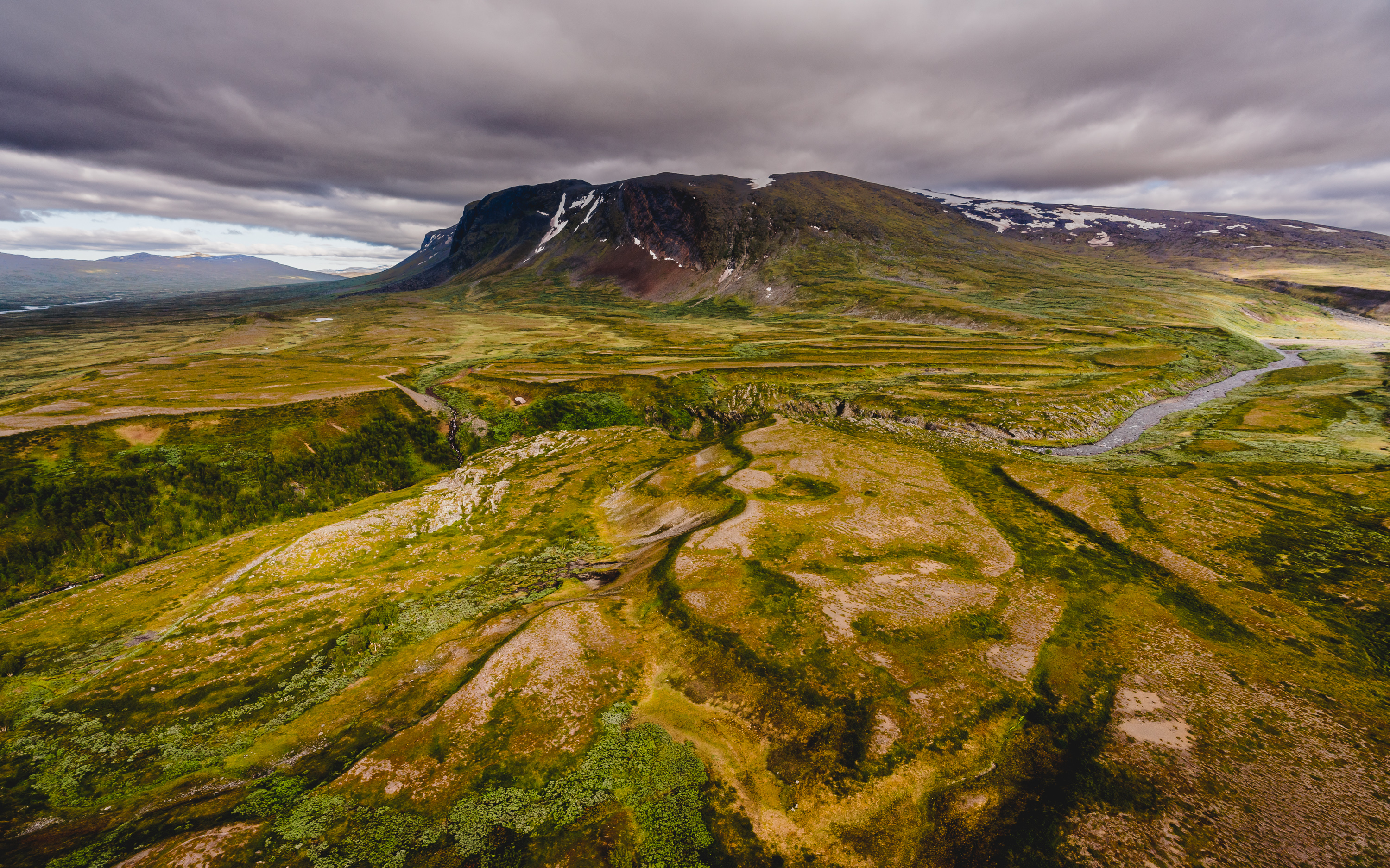 Gisuris. An important area for reindeer herding. Western part of Sarek.