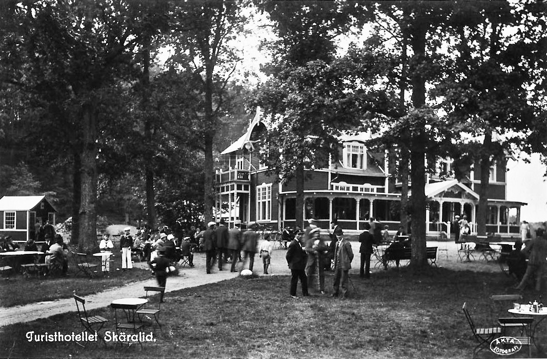 Das alte Touristenhotel von anfang 1900