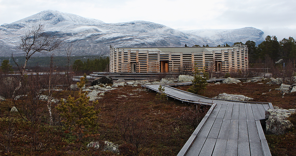 Besökscentrum naturum Laponia.