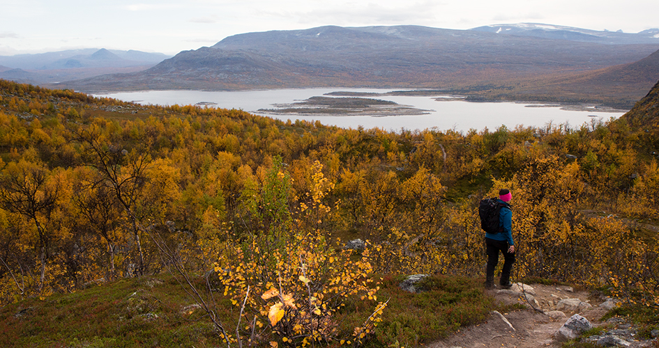 Kungsleden Stora Sjöfallet Stuor Muorkke nationalpark