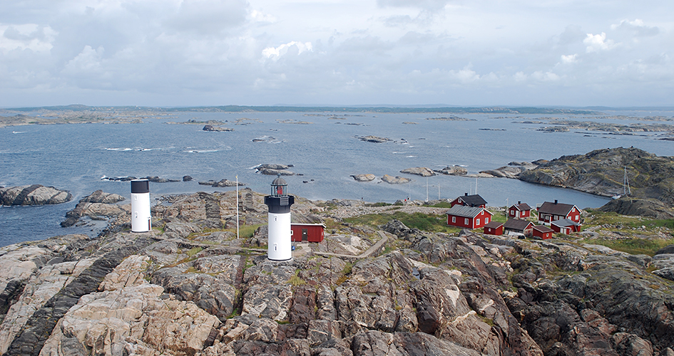 Fyrplats på klippa, Ursholmen.